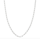 Sethi Couture White Gold Paper Clip Chain
