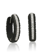 Sarah Graham Ridge Hinge Hoop Diamond Earrings