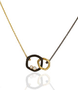 Sarah Graham Pebble Small Double Link Necklace