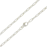 Heather Moore 2.6mm Sterling Silver Long Link Chain - 24" Length
