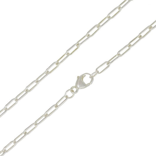 Heather Moore 2.6mm Sterling Silver Long Link Chain - 18