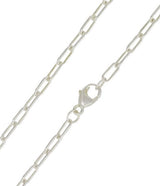 Heather Moore 2.6mm Sterling Silver Long Link Chain - 24" Length