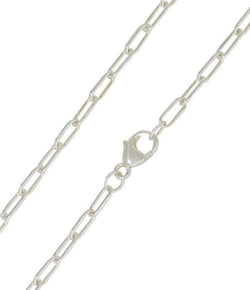 Heather Moore 2.6mm Sterling Silver Long Link Chain - 24