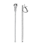 Mattia Cielo Diamond and White Gold Drop Earrings