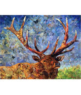 "A Buck And Butterflies"