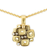 Alex Sepkus Diamond and Yellow Gold "Little Windows" Pendant Necklace