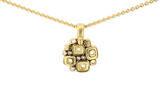 Alex Sepkus Diamond and Yellow Gold "Little Windows" Pendant Necklace