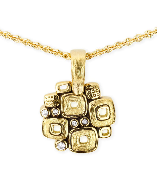 Alex Sepkus Diamond and Yellow Gold 
