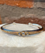 Arman 3 Diamond and 22kt Gold Cuff