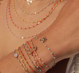Gigi Clozeau Classic Gigi Bracelet with Lime Resin Pearls