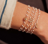 Gigi Clozeau Classic Gigi Bracelet with White Resin Pearls