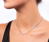 Gigi Clozeau Classic Gigi Necklace with Lapis Resin Pearls - 16.5" Length