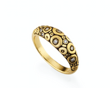 Alex Sepkus Diamond and Yellow Gold "Orchard" Dome Ring
