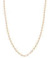 Sethi Couture Rose Gold Paper Clip Chain