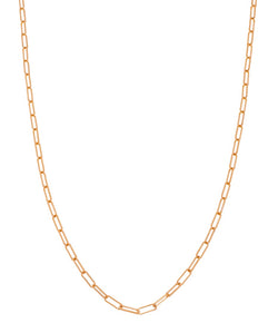 Sethi Couture Rose Gold Paper Clip Chain