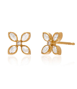 Sethi Couture Jasmine Diamond Stud Earrings