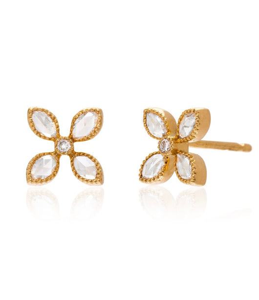 Sethi Couture Jasmine Diamond Stud Earrings
