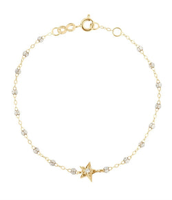 Gigi Clozeau Star Bracelet with Diamond and Sparkle Resin Pearls