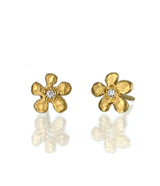 Annie Fensterstock Mini Flower Stud Earrings