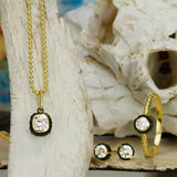 Sarah Graham Chroma Bezel Pendant with Heart Shaped Diamond