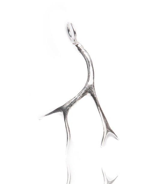 Heather Moore Sterling Silver Antler Sculptural Charm