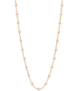 Gigi Clozeau Classic Gigi Necklace with Baby Pink Resin Pearls - 17.7" Length