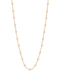 Gigi Clozeau Classic Gigi Necklace with Baby Pink Resin Pearls - 17.7