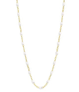 Gigi Clozeau Classic Gigi Necklace with White Resin Pearls - 16.5" Length