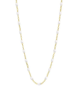Gigi Clozeau Classic Gigi Necklace with White Resin Pearls - 16.5