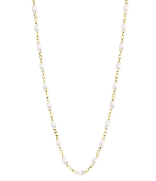 Gigi Clozeau Classic Gigi Necklace with White Resin Pearls - 16.5