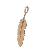 Heather Moore Rose Gold Feather Charm