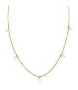 Sethi Couture Yellow Gold and White Diamond "Cien" Necklace